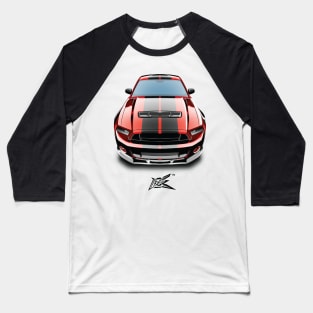 ford mustang gt500 red Baseball T-Shirt